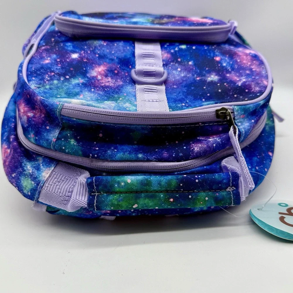 Choco Mocha‎ Purple Galaxy Backpack for Teen Girls 17